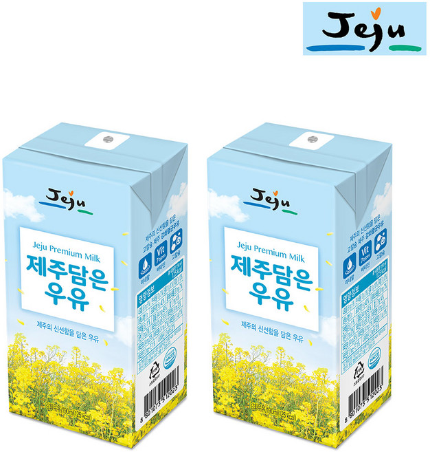 삼양식품 제주담은멸균우유, 190ml, 24개