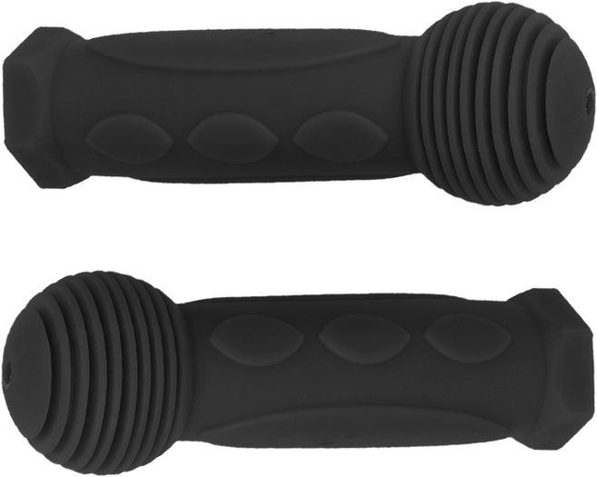 세이프웨이 어린이 킥보드 고무 손잡이, 블랙, 1세트