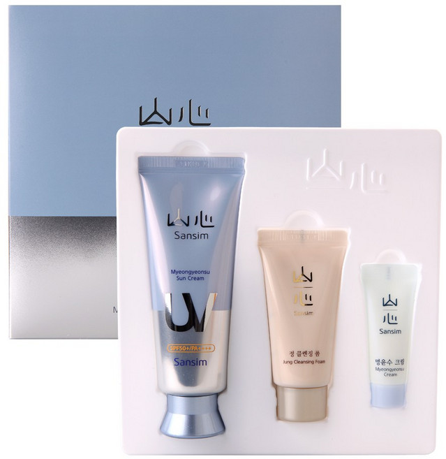 산심(山心) 명윤수 선크림 70g 기획세트 (SPF50＋/PA＋＋＋) _FM, 1개