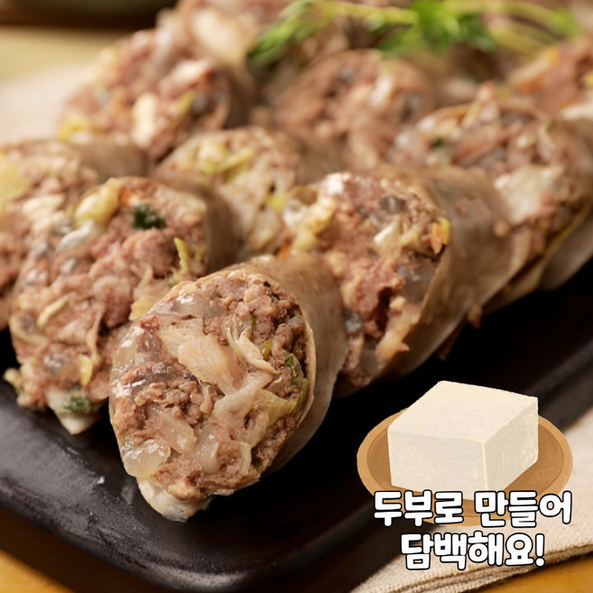 [제철달력] 담백한 두부순대 500g 냉동, 2개