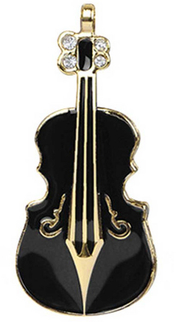 컴길 로베르토 바이올린 캐릭터 USB메모리 블랙, 8GB