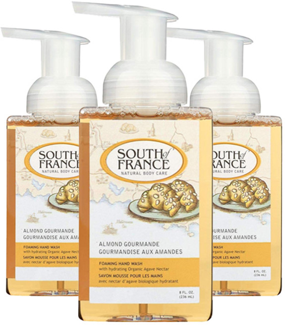 사우스오브프랑스 포밍 핸드 워시, 236ml, 3개, Almond Gourmande