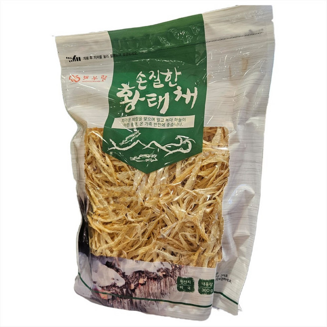 해우랑 손질한 황태채, 360g, 1개