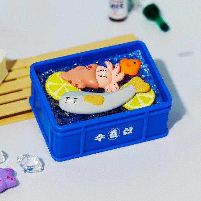 주방에 귀여운 포인트 춘식이 캐릭터 냉장고 자석 마그넷 병따개 병 오프너, Cherry Juice, 1개