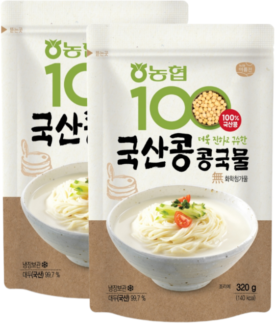농협 진하고 고소한 국산콩콩국물 320g, 2개