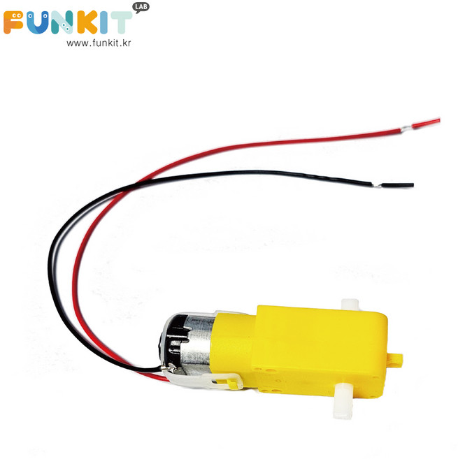 아두이노 RC카 DC모터 기어박스 전선형 10cm/ 20cm