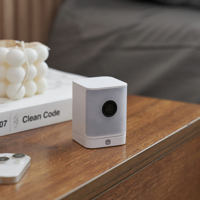 헤이홈 스마트 홈카메라 큐브 4mp 가정용 홈캠 cctv 아기 베이비캠 강아지 펫캠, 홈카메라 Cube (4MP), 1개