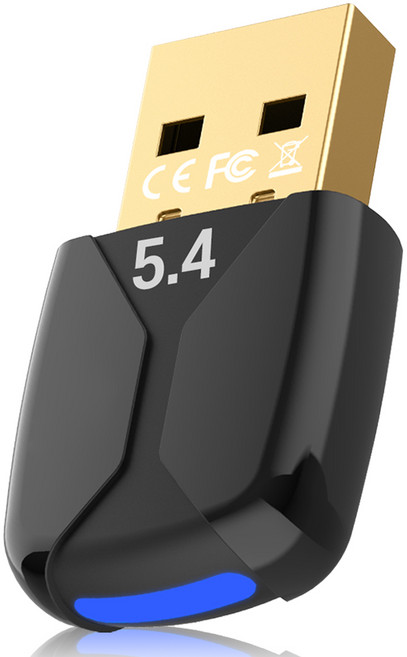 펜타그램 블루투스 무선 USB 동글 V5.4, PTG-BR541, 블랙, 1개