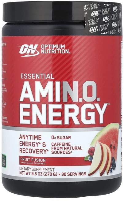 옵티멈 뉴트리션 에센셜 아미노 에너지 후르츠 퓨전 Optimum Nutrition Essential Amin.O. Energy® Fruit Fusion 270g, 1개 - 쿠팡