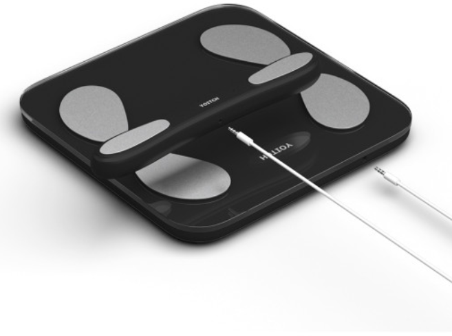 스마트 8극 체중계 바디스캔 가정용 체성분 디지털 체지방 블루투스 인바디 체중계 블랙, 1개