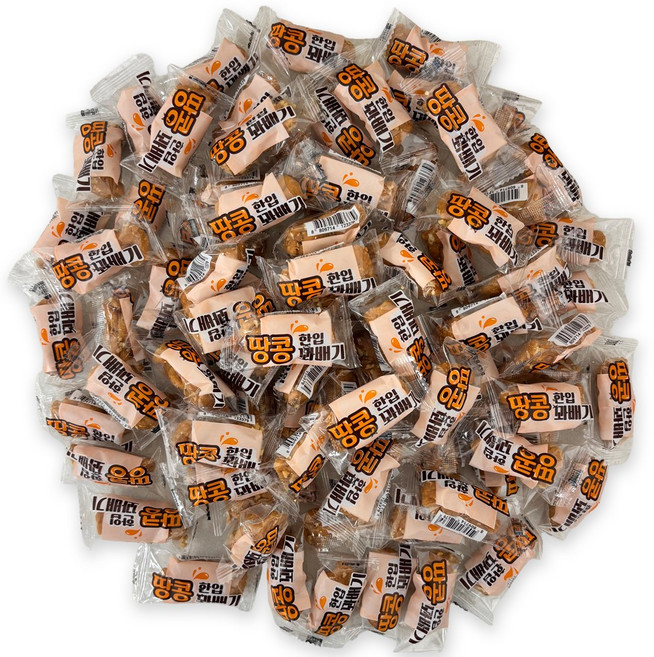 한입 땅콩 꽈배기 미니 꽈배기 개별포장 120개, 1개
