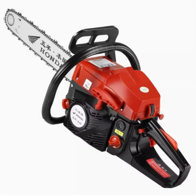 체인톱 장작 벌목작업 불멍 조경 벌목 5800A 가정용 18인치 나무 체인1개 땔감, B. 2 스트로크 전기 톱 5 마리