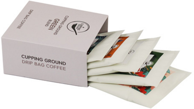 커핑그라운드 드립백 커피 베스트 5종 선물세트 5P, 1세트, 12g, 5개입