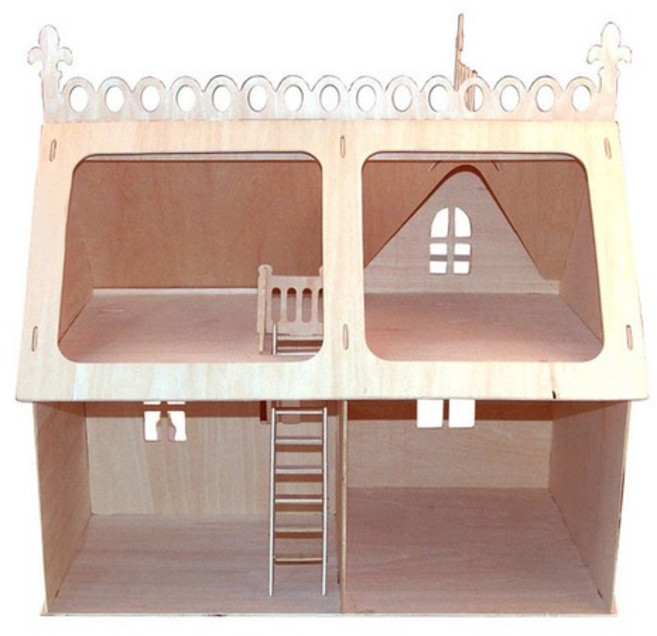 인형의집 드림하우스 DIY 원목 조립퍼즐 BD DH-005, 상세페이지 참조, 1개