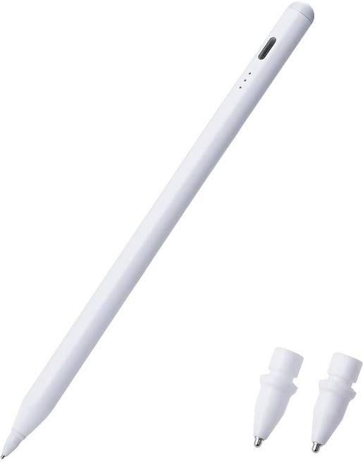 ELECOM [iPad A16 Pro iPad P-TPACSTAP10WWH 터치 펜 11인치 78910세대 1112.913인치, 1개