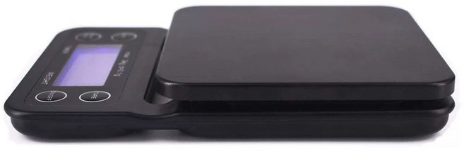 스마트 저울가정용 카페 01g 베이킹용5kg 커피원두, AI.수동타이머블랙단열패드없음영문라벨5000g