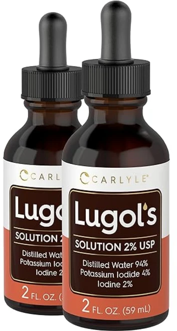 Carlyle Lugol's Iodine 칼라일 루골 아이오딘 요오드 59ml 4팩, 2개 - 쿠팡