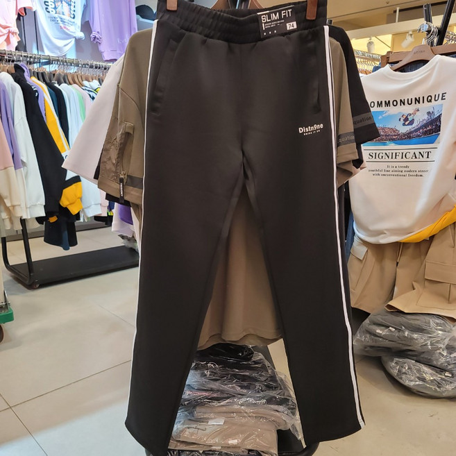 리트머스 남여공용 슬림핏 트레이닝 팬츠 긴바지 LL6-PU177