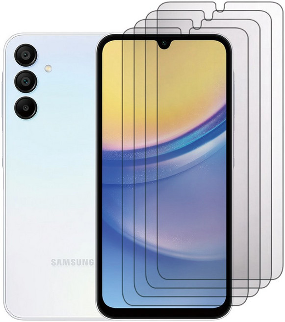 넥스트모바일 1+1+1+1 갤럭시 버디3 A15 액정 보호 강화유리 필름, 4개