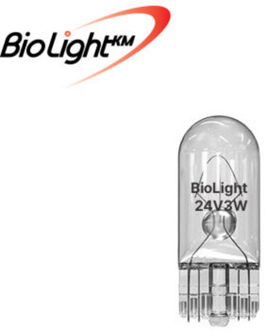 [바이오라이트] 트럭 번호판등 미등 실내등 번데기등 24V3W (T10) 10개, T10, 1세트