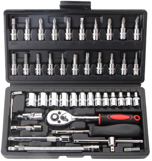 라라공방 복스알 소켓렌치 46종 멀티 세트, 1개