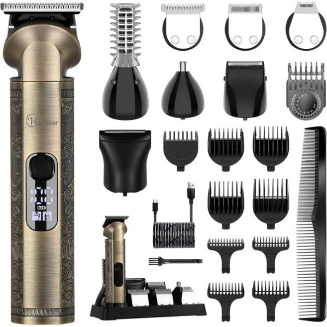 헤테커 수염 턱수염 그루밍 키트 면도기 Hatteker Beard Trimmer Kit