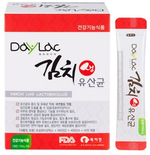 바이오리듬 김치유산균 30포 1개월분 X 1개, 1개, 1.7kg