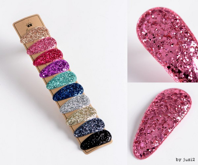 인기짱/유행중/라운드러프글리터똑딱핀