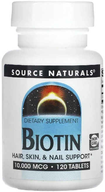 소스내추럴스 비오틴 Biotin 10000mcg 120정, 1개 - 쿠팡