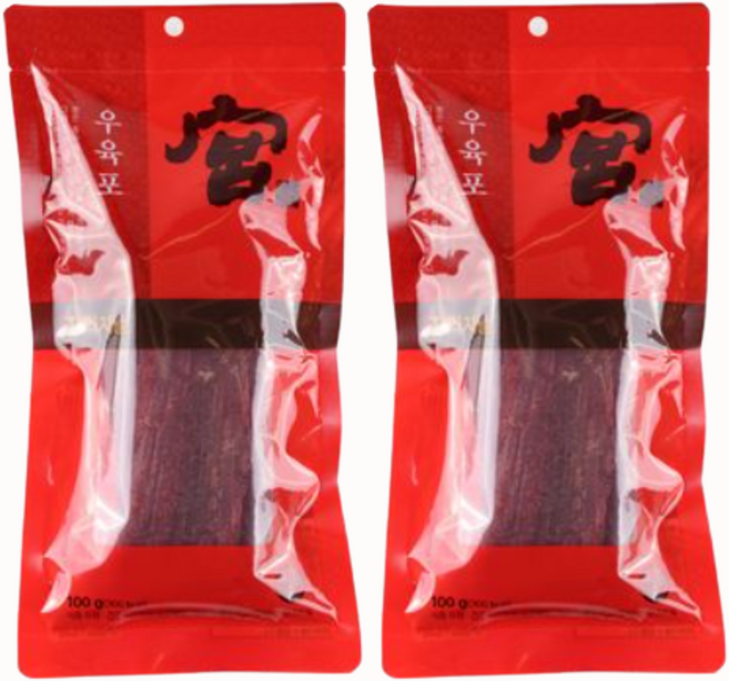 궁 우육포 오리지널 100g, 2개