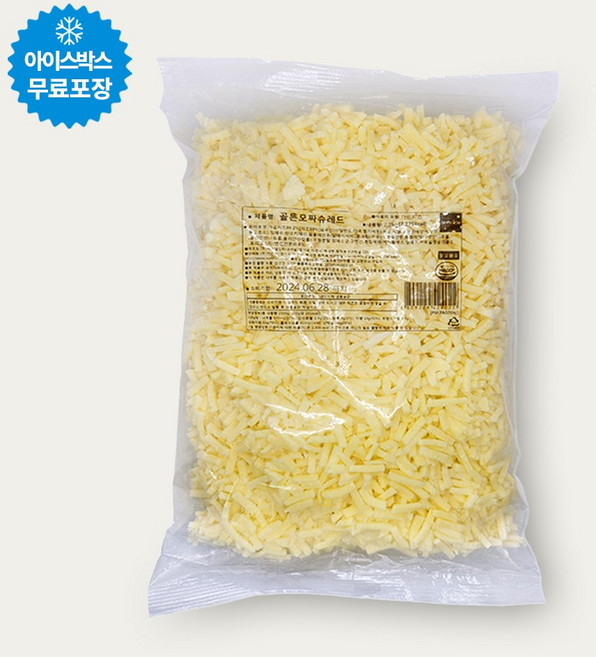 썬리취 PM 골든모짜슈레드 피자치즈 2.5kg 냉동, 1개