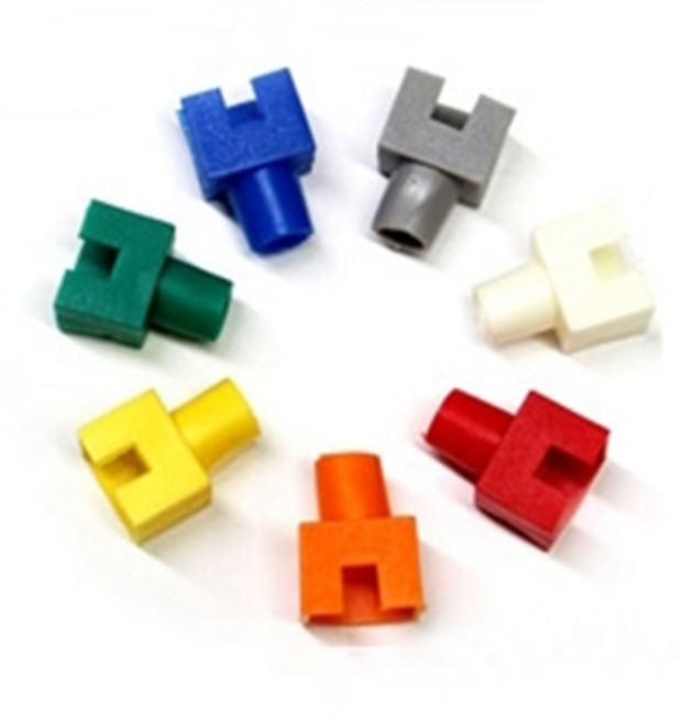 사각부트 각부트 1개 RJ45 보호캡 덮개형 랜선보호, 주황