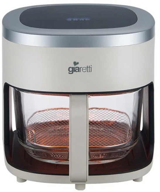 Giaretti 珈樂堤 4.5L玻璃氣炸鍋 GT-A4G, 詳見包裝, 白色