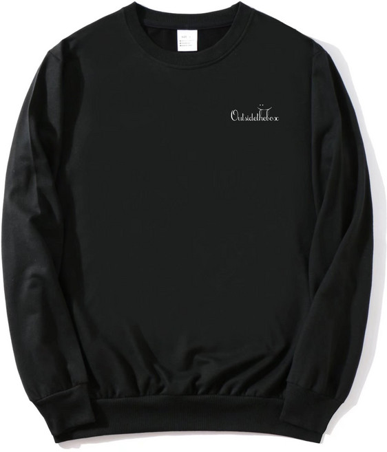 남녀공용 세미 오버핏 로고 레터링 학생 맨투맨