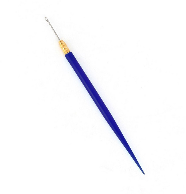 증모 붙임머리 헤어코 바늘 P1001, 1개, 블루