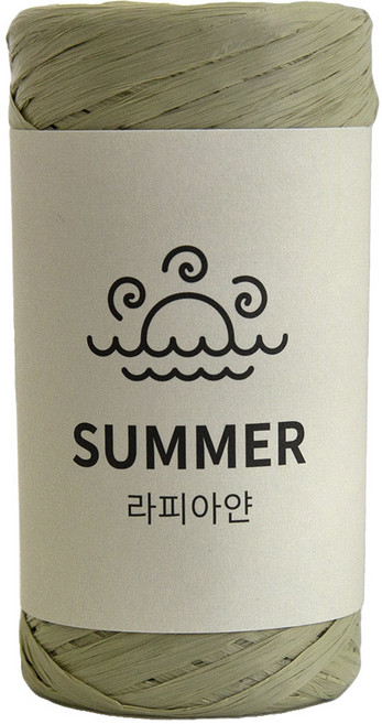 4위 - [니트박스 뜨개실] 썸머 라피아얀 종이실, 121.레몬쉬폰, 1개