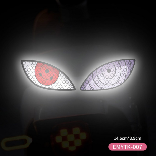 악마 눈 자동차 스티커 자동차 내장품 자동차 스티커 자동차 반사 스티커 자동차 광택 스티커 자동차 D 스티커 자동차 악마 눈 자동차 스티커, 3 Dev l Eye re ncarnat on wr t, 1개