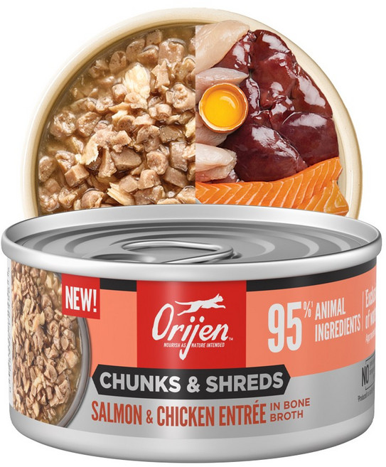 오리젠 고양이 주식캔 살몬&치킨 orijen 캣 습식사료, 85g, 1개, 닭+연어