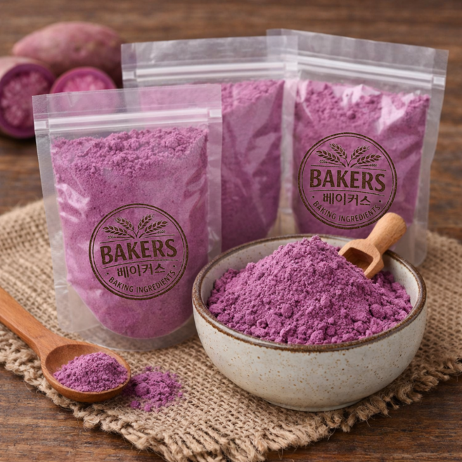 이든 자색 고구마 분말 중국산 소분 가루 파우더 100g, 1개