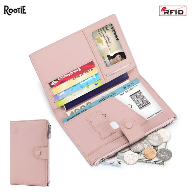 루티 가죽 여권지갑 여권케이스 RFID 차단
