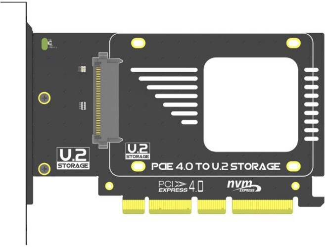 JEYI NVMe M2 to SATA 어댑터 히트싱크 포함 내부 5포트 비RAID III 6Gbs 카드 NAS 서버 데스크탑 PC 지원 SSD HDD, PCIe 4.0 U.2 Lite
