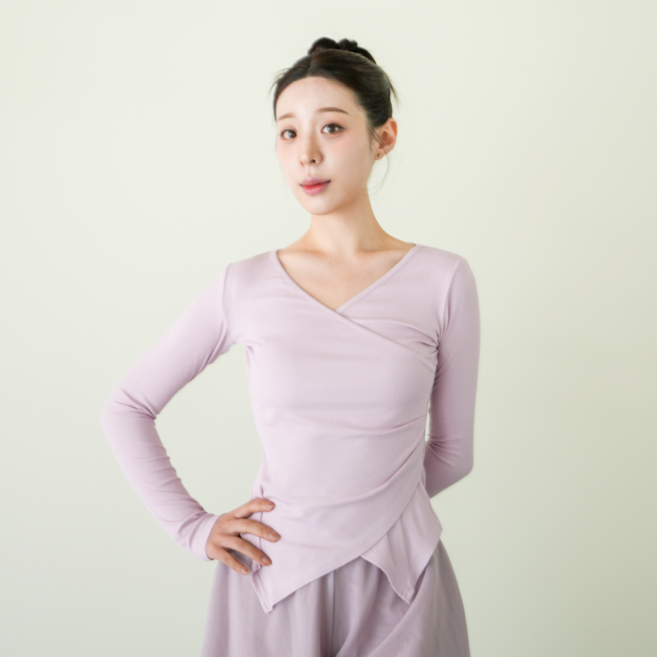 이이엘댄스 레이어드 발레 워머 성인 발레복 상의 옷 의상