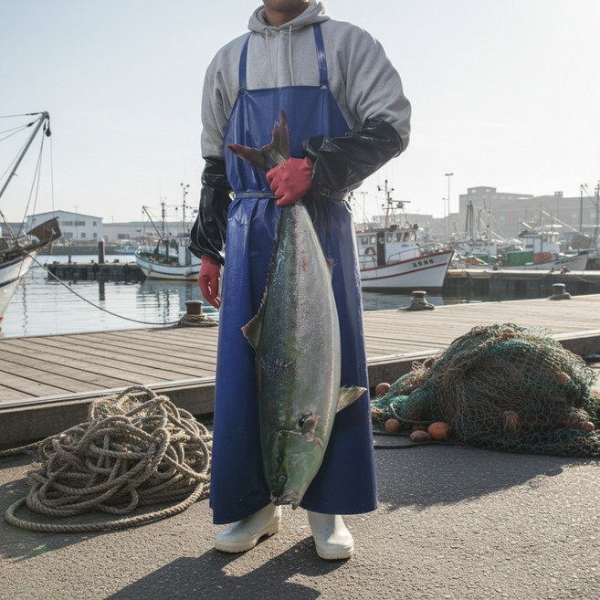[청정지역 동해] 자연산 당일손질 8kg 이상급 대방어 횟감 필렛 500g 초장증정, 1세트