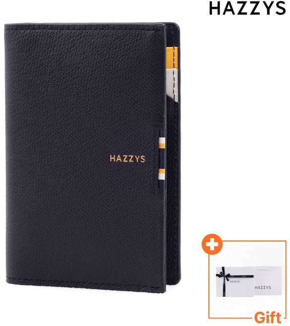 [백화점 AS 가능] 헤지스 카드지갑 남성 가죽 얇은 슬림 오거나이저 명함지갑 블랙 504