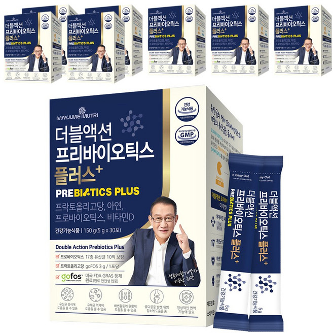 메이준뉴트리 더블액션 프리바이오틱스 플러스, 150g, 8개