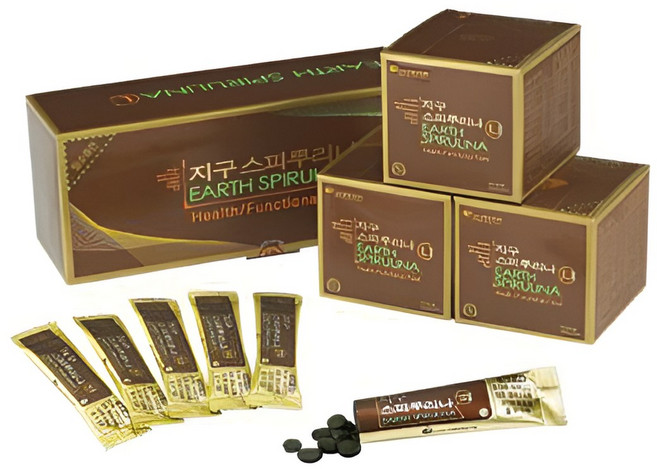 지구 스피루리나 엘 스틱(L2) 1세트(3갑) L-카르니틴 함유 건강식품, 3개, 30회분