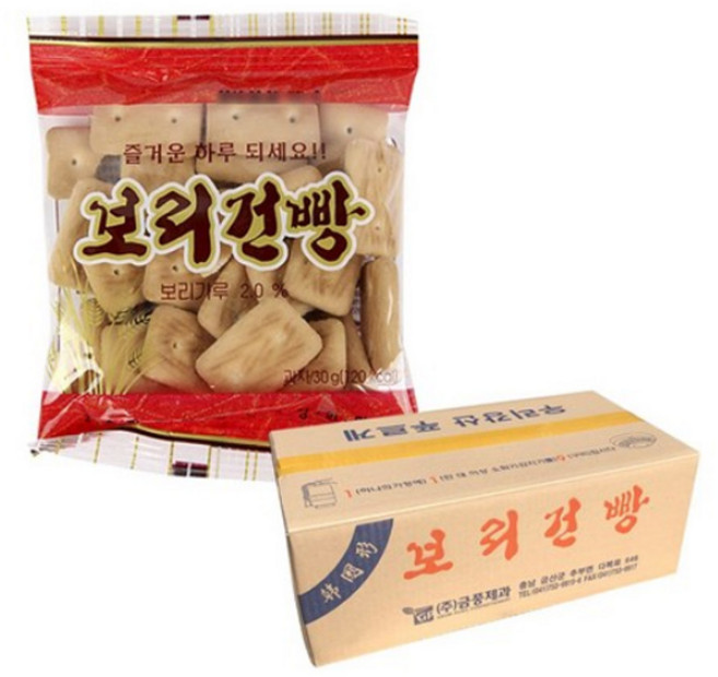 금풍제과 보리건빵, 30g, 100개