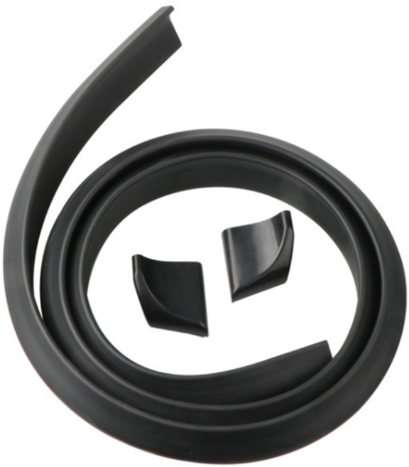 셀렉트템 자동차 리어스포일러 길이조절 스포일러 튜닝 글라스윙, 1개, 블랙