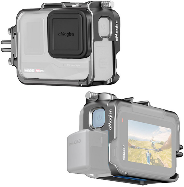 인스타 360 ace pro 에이스 프로 메탈 케이스 콜드슈 프레임, 단품, 1개