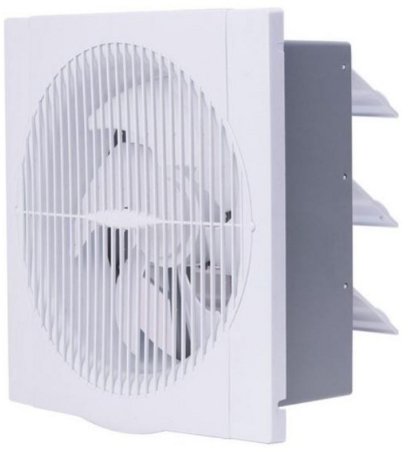 자동셔터(풍압식)환풍기 DWV-30DRWS(전원플러그 스위치 있음 외형 400x400mm 타공치수 350x350mm)